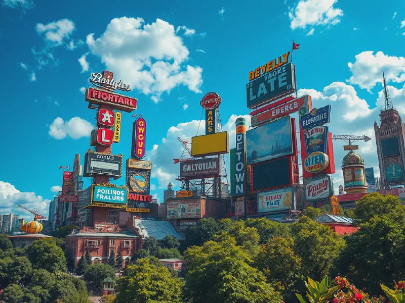 Exploring the World of Gigantic Signs: A Visual Delight